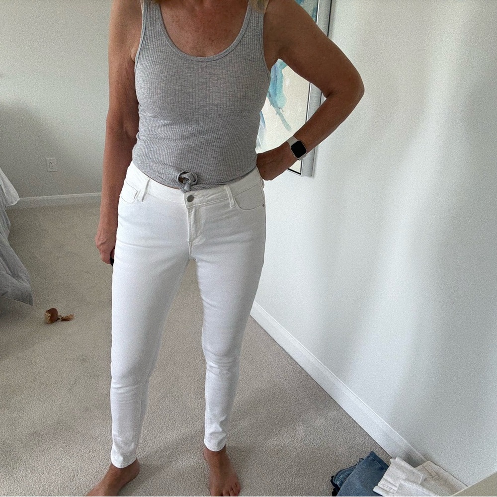 Ladies White Jeans
